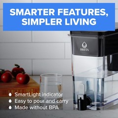27 Cup Water Filter Dispenser with Elite Filter NSF Certified to Remove 99% of