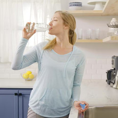 3-Stage Max Flow under Counter Water Filtration System with Faucet in Brushed Ni