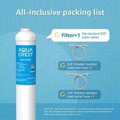 AQUA CREST 5KDC Under Sink Water Filtration System, NSF Certified, 5K Gallons(2)