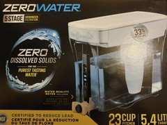 ✅ ZeroWater ZD-018 23 Cup Pitcher 5.4 Liter 5 Stage Filtration System NEW NIB