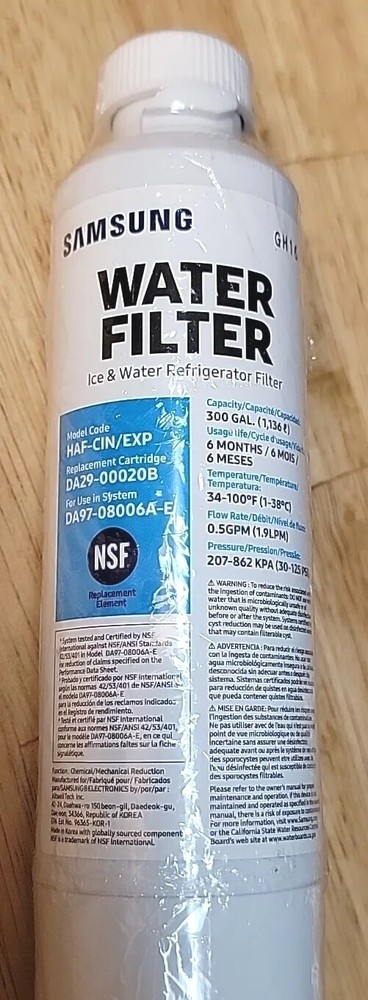 SAMSUNG DA29-00020B/HAF-CIN-2P EXP REFRIGERATOR ICE WATER FILTER