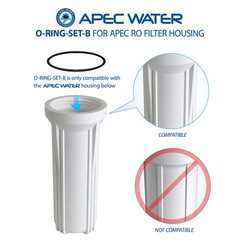 Replacement O-Ring Set for 3.5″ OD Reverse Osmosis Water Filter Housings – 3 Pcs
