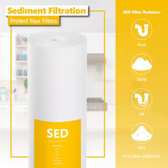 Express Water 2 Pack Sediment Replacement Filter Whole House Replacement Water 5