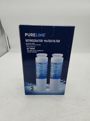 New Sealed PureLine Refrigerator Water Filter PL-900-S Pack Of 2 For GE MSWF