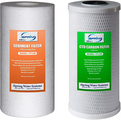 Ispring F2WGB21B Whole House 4.5″X10″ Water Filtration High Capacity Sediment an