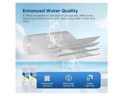 4 PACK PUREPLUS 5 Micron 10″x2.5″ Whole House String Wound Sediment Filter PPW10