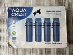 NEW AQUA CREST 4Pk Water Filter Cartridges AQK-CF10A Replacement for CFR-950Z