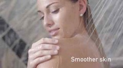 Hand-held filtered shower head with magnetic base by culligan
