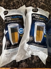 ZeroWater ZD-012RP 12c Water Filtration Dispenser Pitcher + TDS Meter +2 Filters