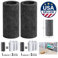 NSF Certified EcoFilter – Better Tasting Water Without Plastic Waste, 2-Pack