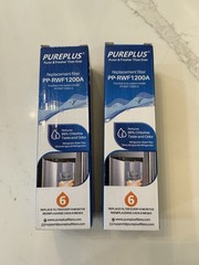 Lot Of 2 PurePlus Refrigerator Water Filter PP-RWF1200A 200 Gallon LG Compliant