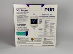 PUR FM3333B Faucet Water Filtration System- Vertical Mount, White, Lead Reducing