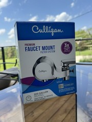 Culligan CFM-300CR, Faucet Mount Water Filter System, WQA Certified to Reduce