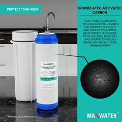 Standard 5 Stage Reverse Osmosis Water Filter Set GAC Sediment Polishing Inline