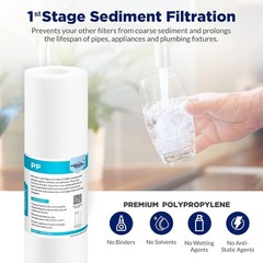6-Stage Alkaline Mineral Reverse Osmosis RO Water System Replacement Filter Set