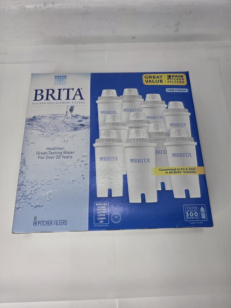 8 Brita Standard Replacement Pitcher Water Filters