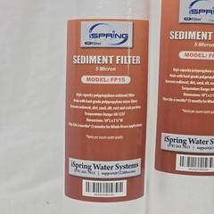 iSpring FP15 5 Micron 10″ x 2.5″ Sediment Filter Cartridges 2 PACK