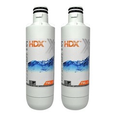 2-Pack HDX FML-5 Refrigerator Water Filter Replacement for LG LT1000P New OB
