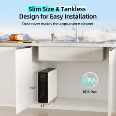 MIZUDO 800GPD Reverse Osmosis System Smart Faucet -Certified Refurbished!