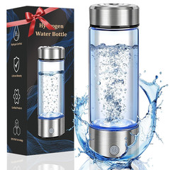 Portable Hydrogen Water Bottle Rechargeable Travel Glass Gift 2026
