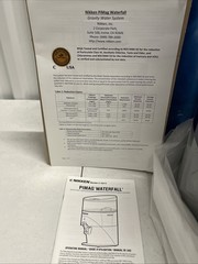Nikken PiMag Waterfall Filtration System #1384 Gravity Alkaline Water Filter