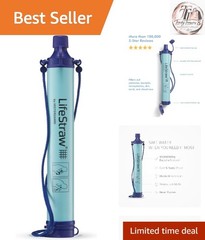 Personal Water Filter for Hiking, Camping, Travel, and Emergency Preparedness