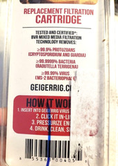 GEIGERRIG Virus Filter Replacement 2 Pack G4 130R MADE IN USA