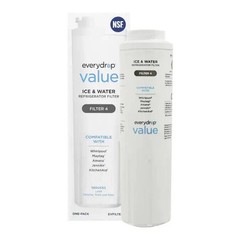 EveryDrop Filter 4 EVFILTER4 Refrigerator Water Filter White Replaces W11311161.