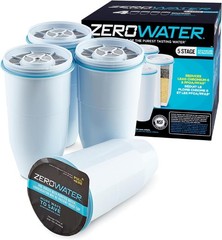 BPA-Free 4-Pack Water Filters with 5-Stage Filtration for Pure Tasting Water