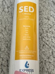 4 Express SED Sediment Water Filter Replacement, 1 Micron High Capacity 10 inch