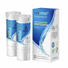 ICEPURE RWF5200A Water Filter Compatible for XWF (NOT Compatible for XWFE) 2 PK