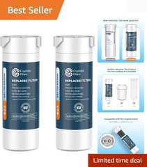 XWF Replacement for GE XWF Refrigerator Water Filter Pack of 2 Not XWFE