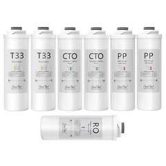 SimPure WP2-400GPD UV Reverse Osmosis 1-Year Water Filter Replacement Cartridges