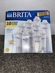 Genuine Brita Replacement Pitcher Water Filters OB03 10 Pack Open Box New