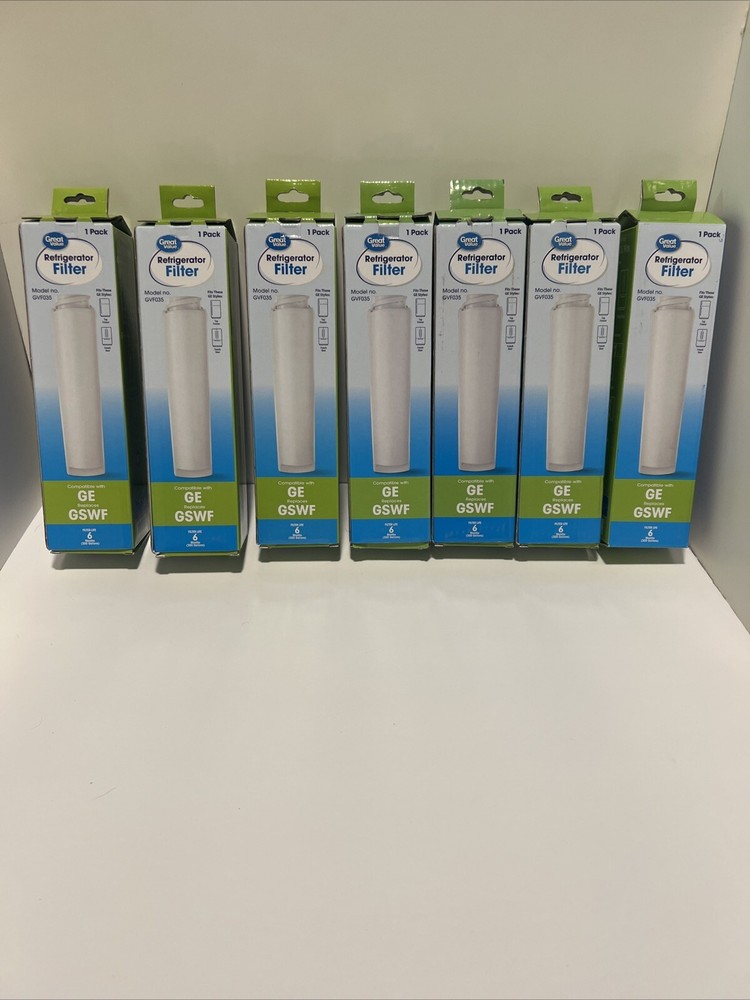 7 Great Value Refrigerator Filter Model No. GE GSWF Replacement for GE Kenmore