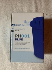 PH001 Alkaline Filter pH Recharge Restore Refresh Invigorated Water Blue