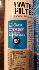 2-Pack Samsung Genuine Ice & Water Refrigerator Filter HAF-CIN-2P/EXP
