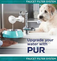 PUR Plus Faucet Water Filter System White PFM400H Reduces Lead & 70 Contaminants