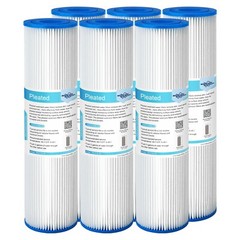 5/20/50 Micron 10″ x 2.5″ Whole House RO Washable Pleated Sediment Water Filter