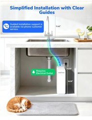 Reverse Osmosis Water Filter System 600 GPD 8-Stage Under Sink RO
