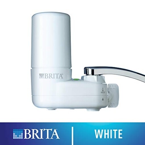 Brita Tap Water Filter System, Water Faucet Filtration System with Filter Change