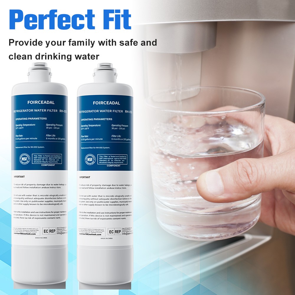 4-2pcs For Bosch Ultra Clarity Pro BORPLFTR55 Refrigerator Water Filter WFC100MF