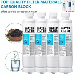 4 PACK For Samsung DA29-00020B HAF-CIN/EXP Refrigerator Water Filter Replacement