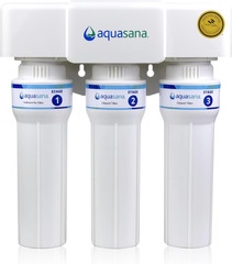 Aquasana under Sink Water Filter | 3-Stage Max Flow Filtration | Reduces up to 9