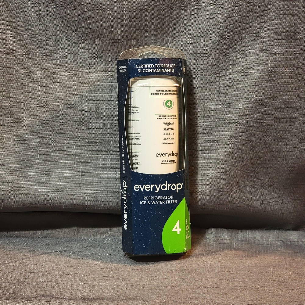 EveryDrop 4 EDR4RXD1 Refrigerator Ice & Water Filter New Open Box Sealed