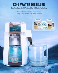 Efficient 750W Water Distilling Machine – 1.1 Gallon Capacity for Home Use