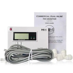 DM-2 Commercial Dual In-Line TDS Monitor Digital Water Quality Tester 0-9990PPM
