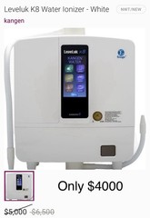 Kangen Enagic Leveluk K8 Water Filter Machine, Alkaline water filter machine