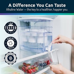 Countertop Alkaline Water Dispenser, 53-Cup with Multi-Stage Filtration System
