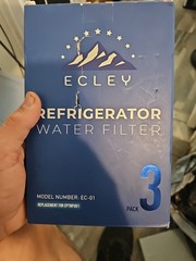 ECLEY EC-01 Refrigerator Water Filter Replaces Frigidaire EPTWFU01